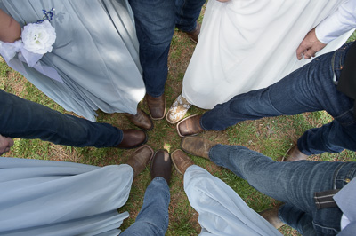 Great Smoky Mountains wedding party